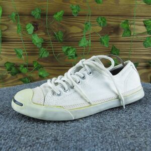Converse Women's Jack Purcell‎ Sneaker White Fabric Size 6.5M Gently Used 2025